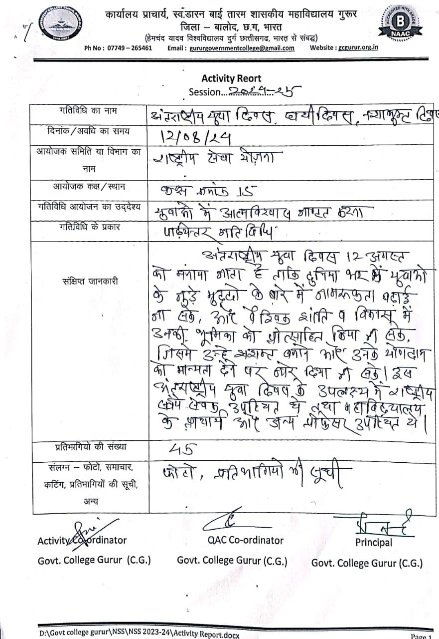 Photo- Govet college Gurur