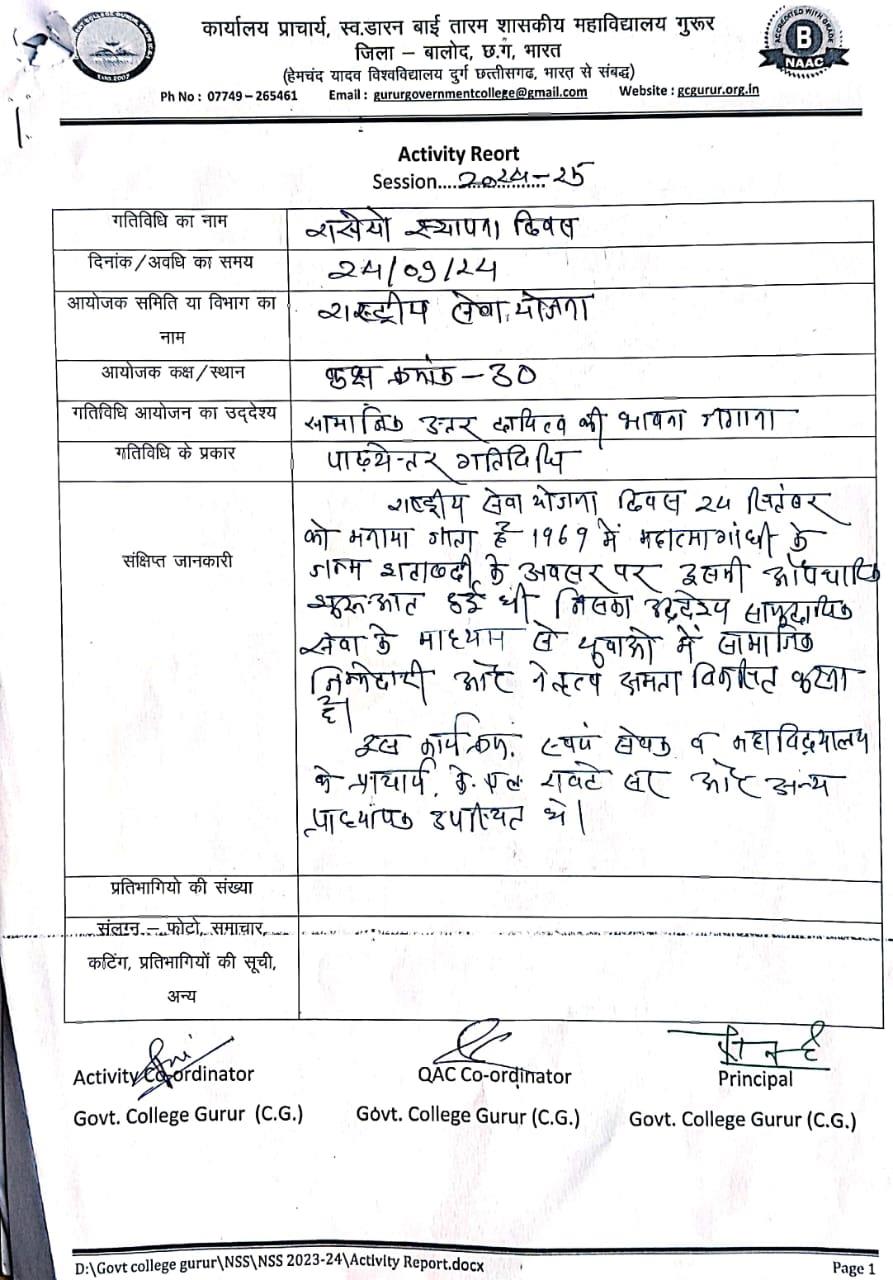 Photo- Govet college Gurur