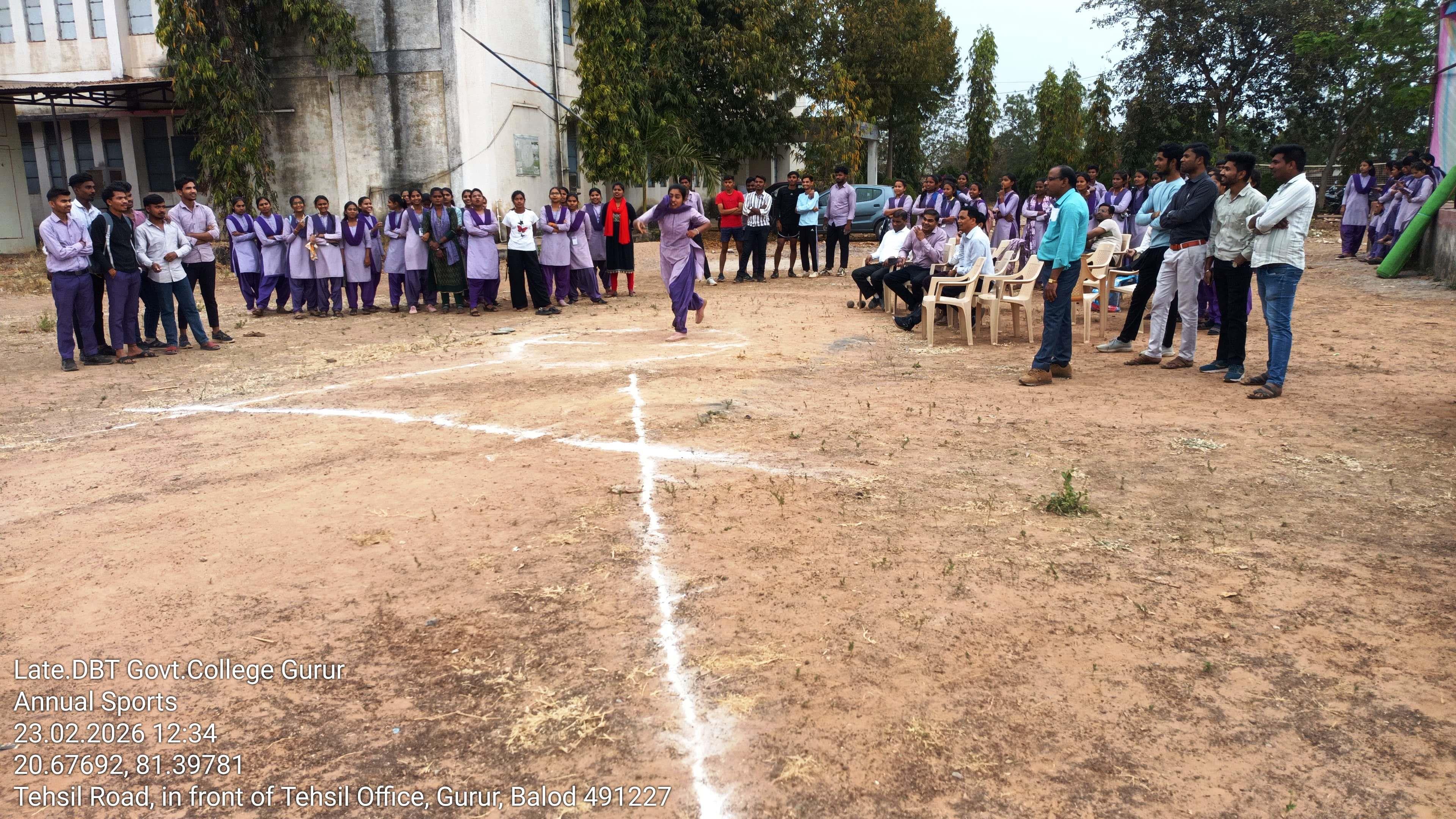 Annual Sports Day 2025-26- Govet college Gurur